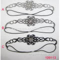 Low price Best Selling feather headband with crystal beads